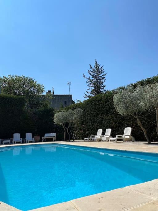 T2 Avec Jardin Et Piscine Privee Lägenhet Velaux Exteriör bild